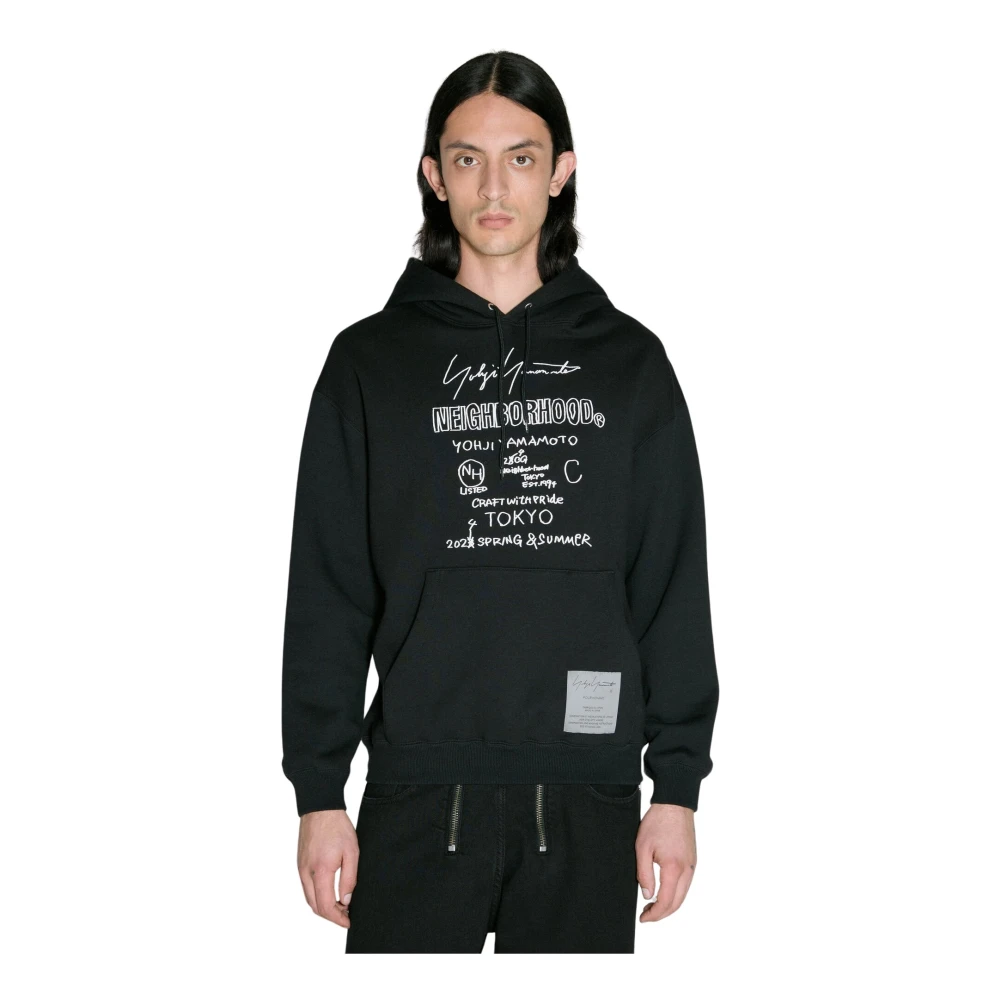Yohji Yamamoto Sweatshirts Hoodies Black Heren