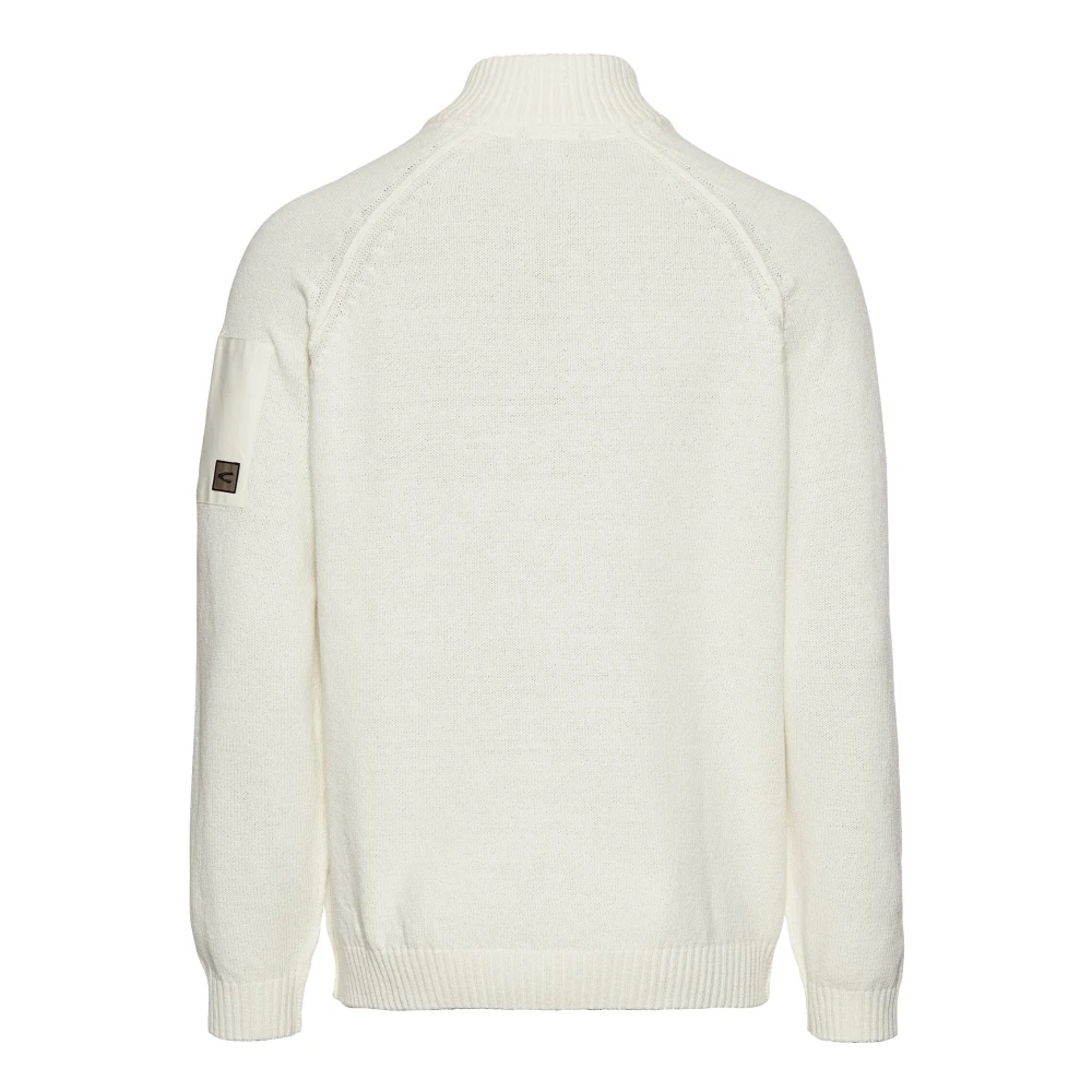 camel active Troyer Pullover van katoenmix Beige Heren