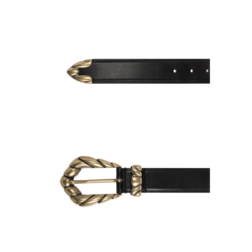IRO Leren riem Black Dames
