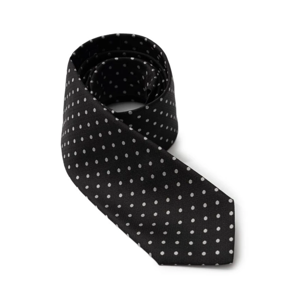 Dolce & Gabbana Svart A Siden Slips & Fluga