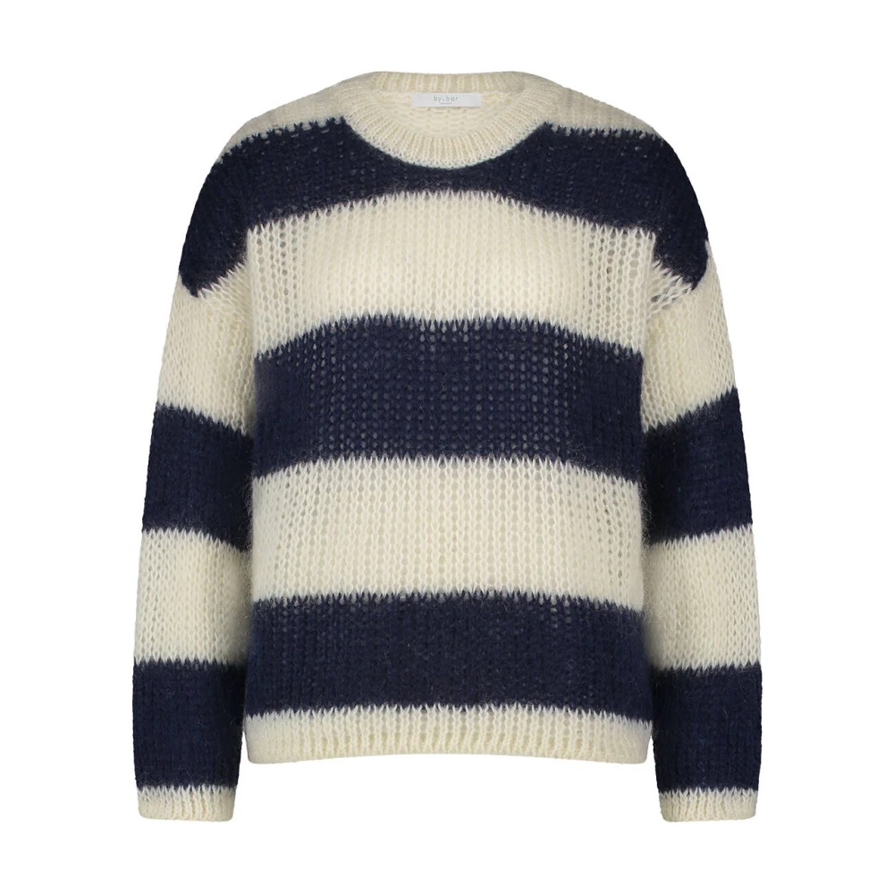 By-Bar Gestreepte Pullover Blue Dames