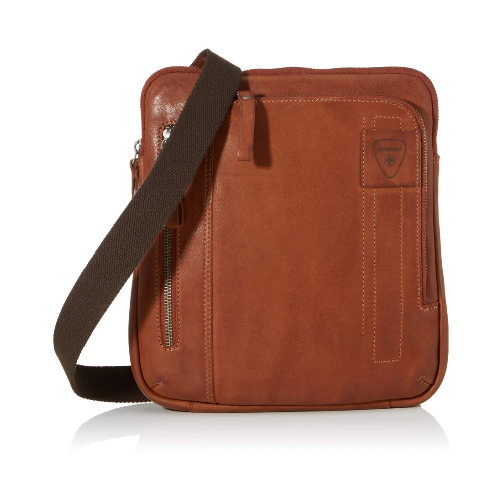 Strellson Messenger Bag voor elke gelegenheid Brown Heren