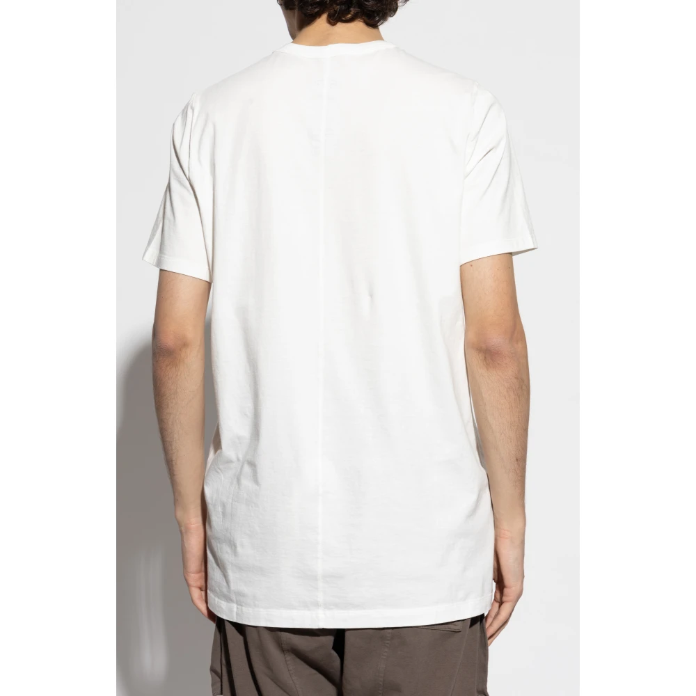 Rick Owens Level T-Shirt White Heren