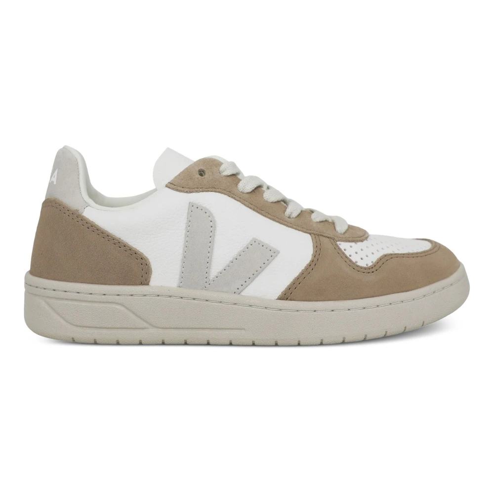Veja V-10 Leather Natural Sahara Sneakers Dames Schoenen Beige