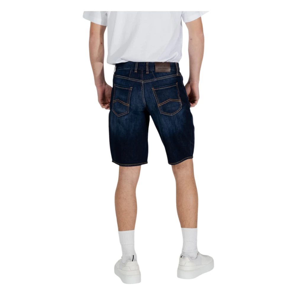 Armani Exchange Heren Bermuda Shorts Lente Zomer Collectie Blue Heren