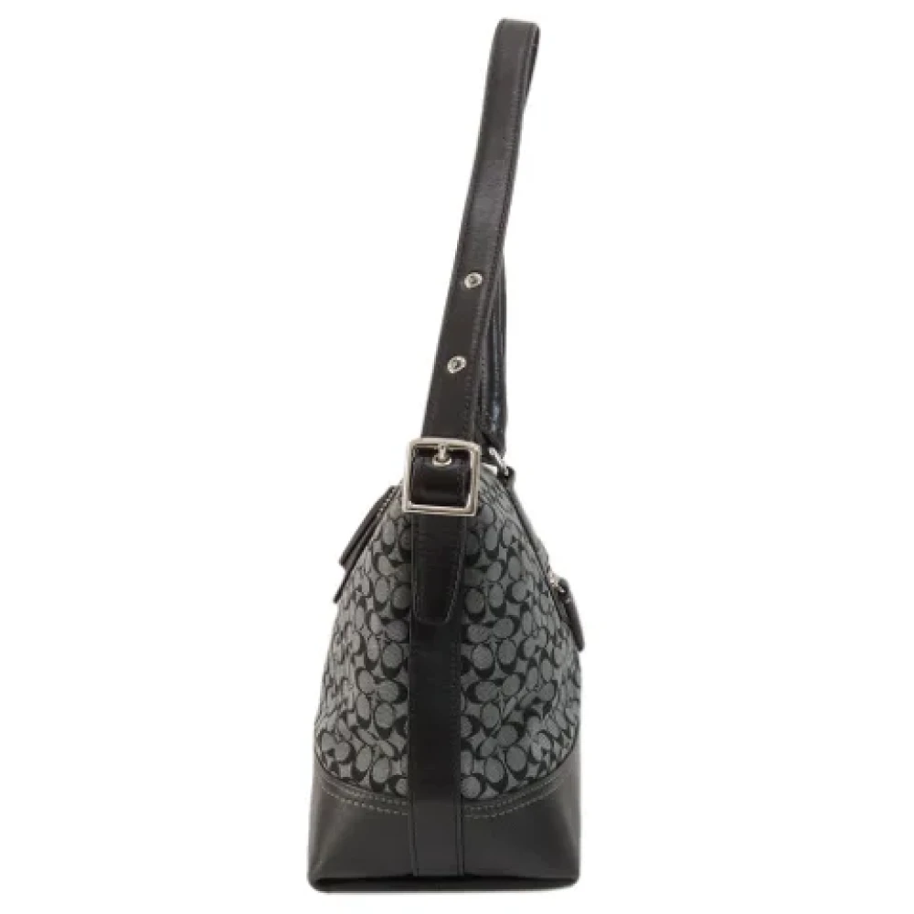 Coach Pre-owned Canvas handbags Black Dames