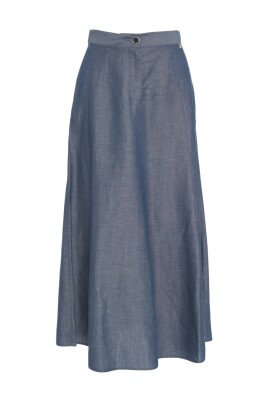 high-waisted-linen-blend-flared-skirt