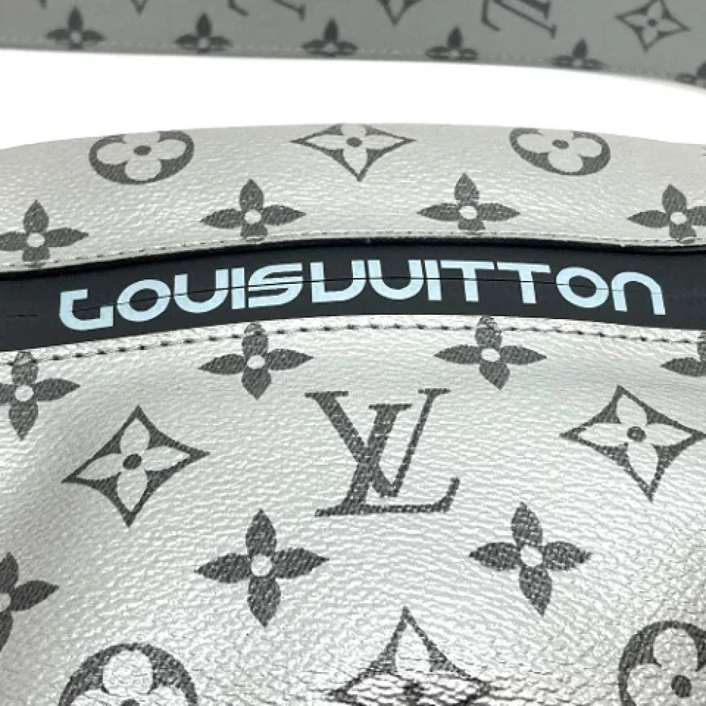 Louis Vuitton Vintage Pre-owned Cotton louis-vuitton-bags Gray Dames
