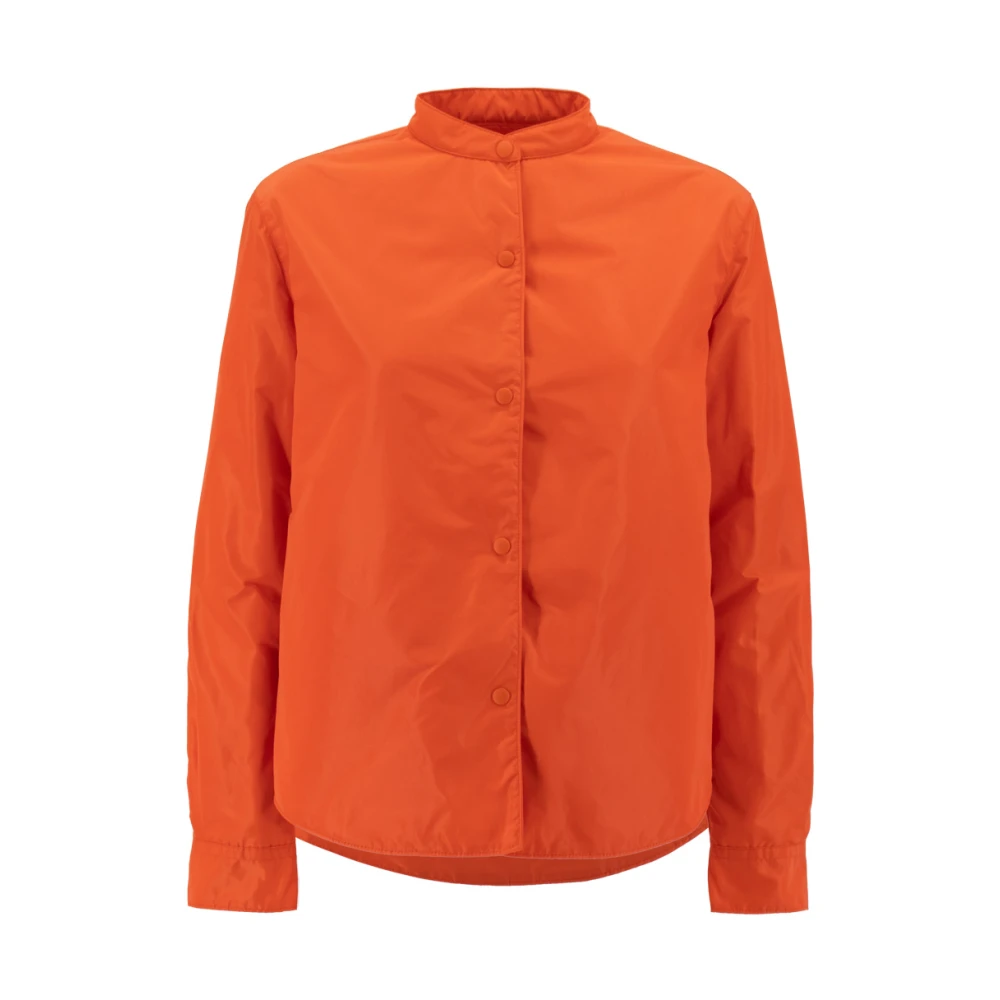 Aspesi Nylon Blouson Jacka Orange, Dam