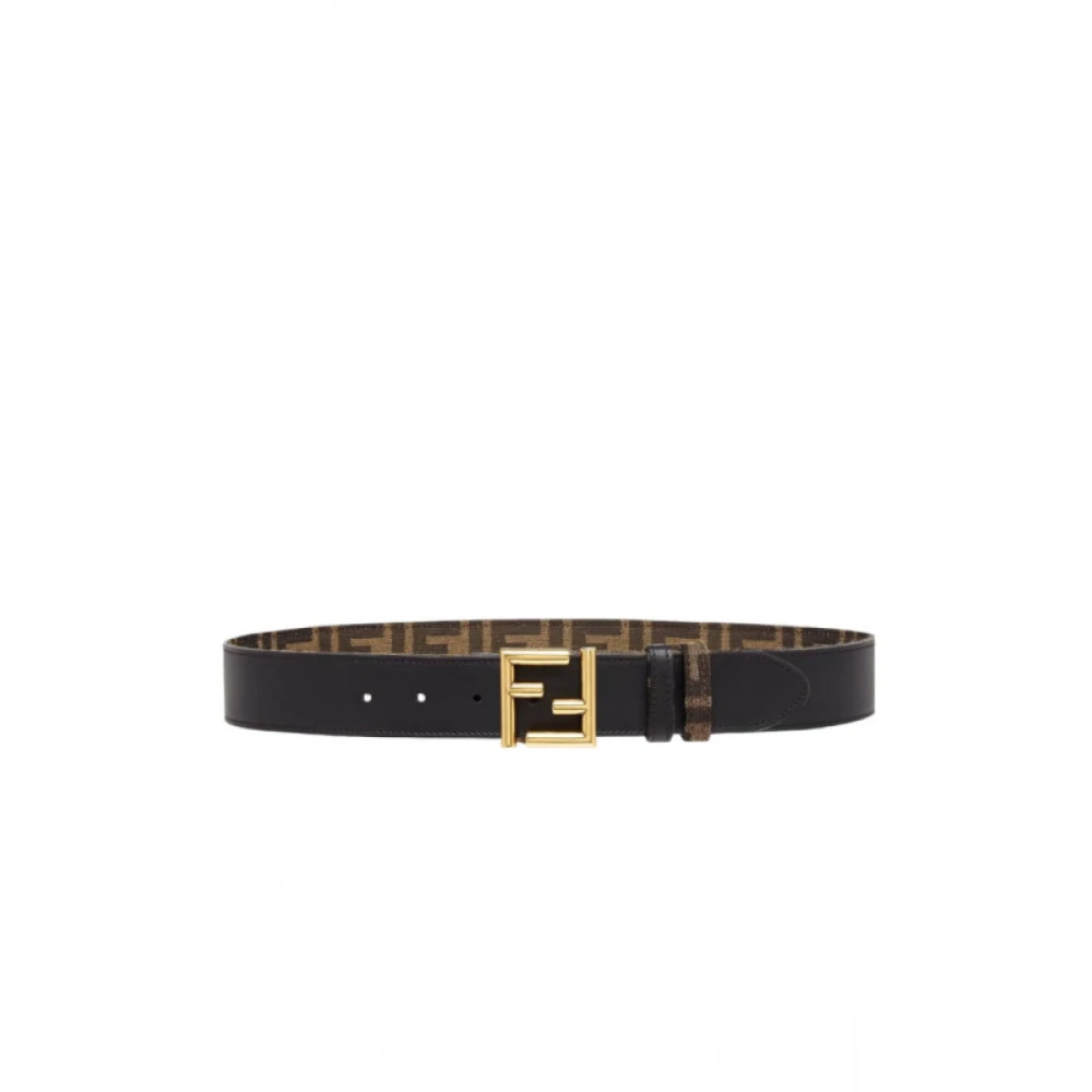 Fendi Omkeerbare riem met FF-motief Zwart Dames