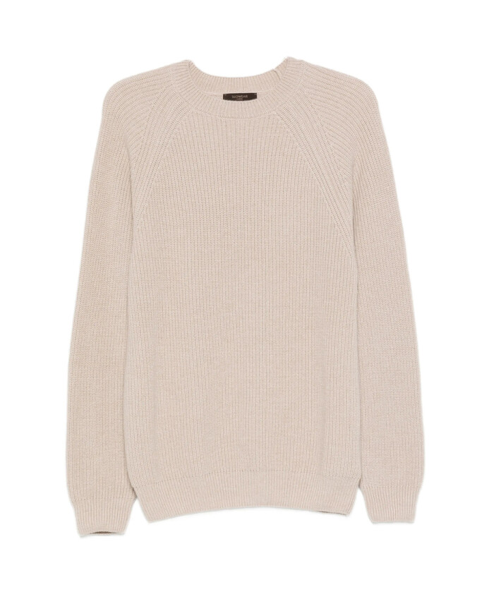 pull-beige-en-cachemire-a-manches-longues