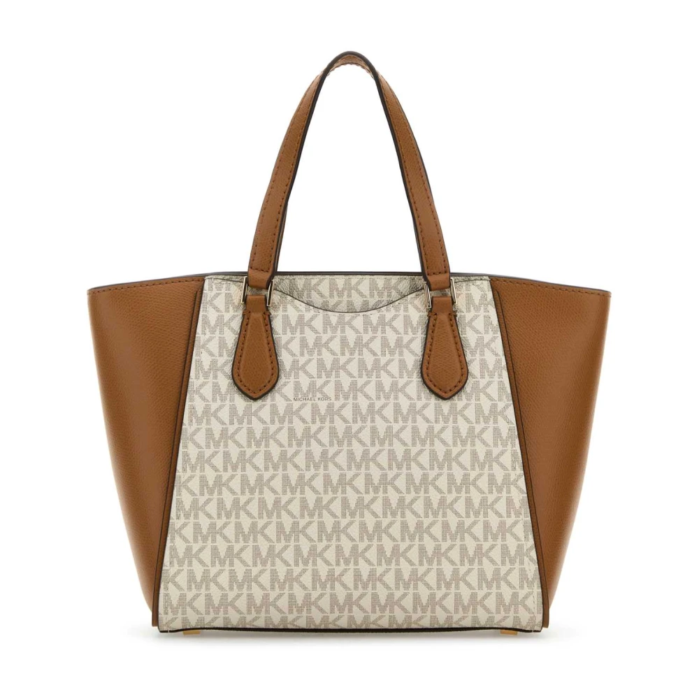 Michael Kors Taryn Handtas van Geprint Canvas Brown Dames