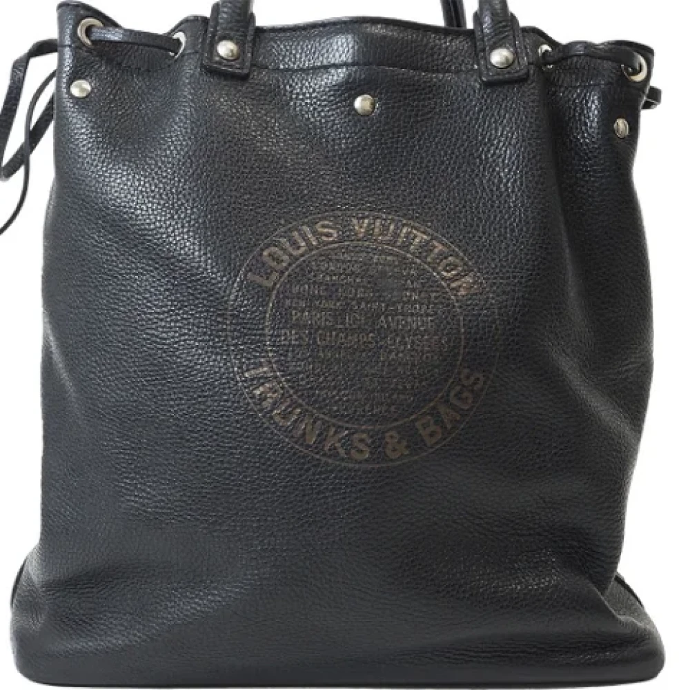 Louis Vuitton Vintage Pre-owned Leather totes Black Dames