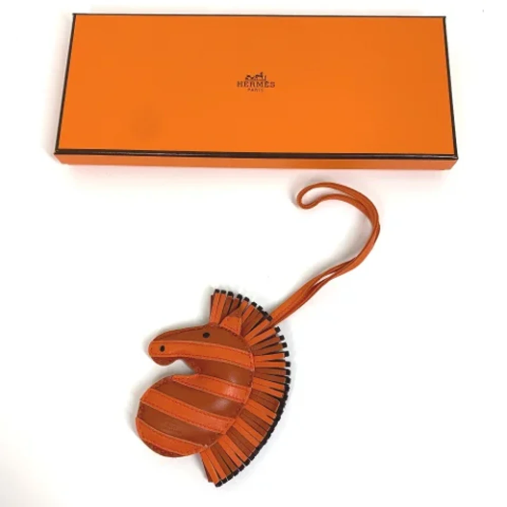 Hermès Vintage Pre-owned Leather home-office Orange Dames