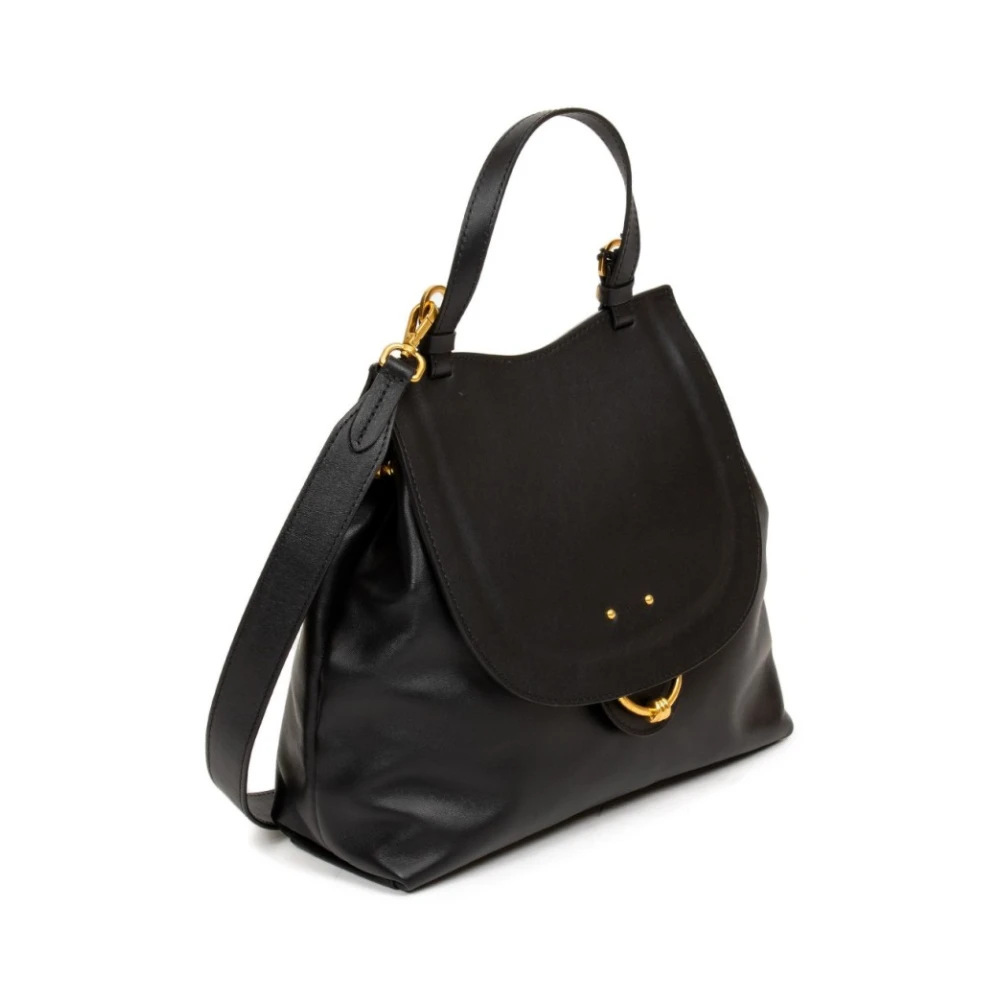 Gianni Chiarini Zwarte Handtas met Maxi Flap Black Dames