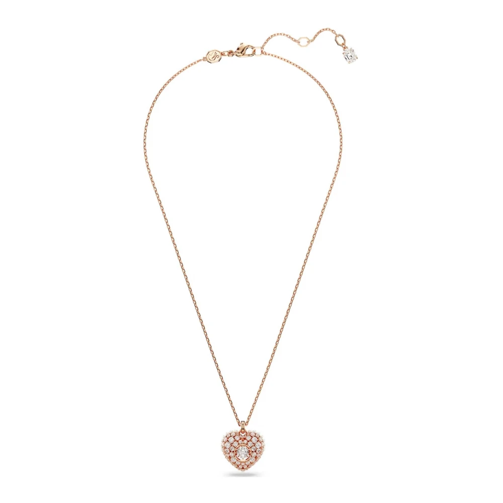 Swarovski Necklace - Female - Necklaces - Pink - One Size - Accessories