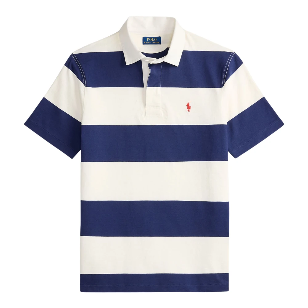 Ralph Lauren Multicolor Classic Fit Rugby Polo - Male - Polo Shirts - L - Tops