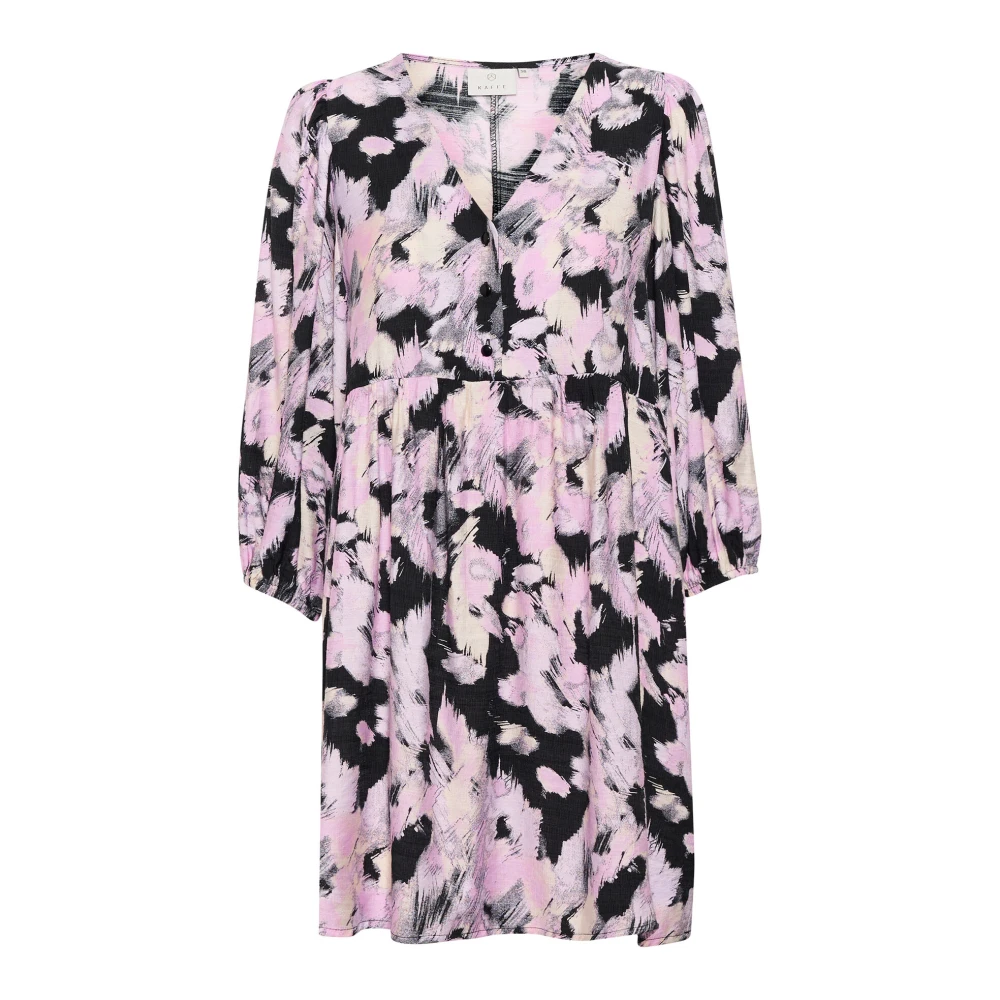 Kaffe Grafische Strepen Tuniek Jurk Multicolor Dames