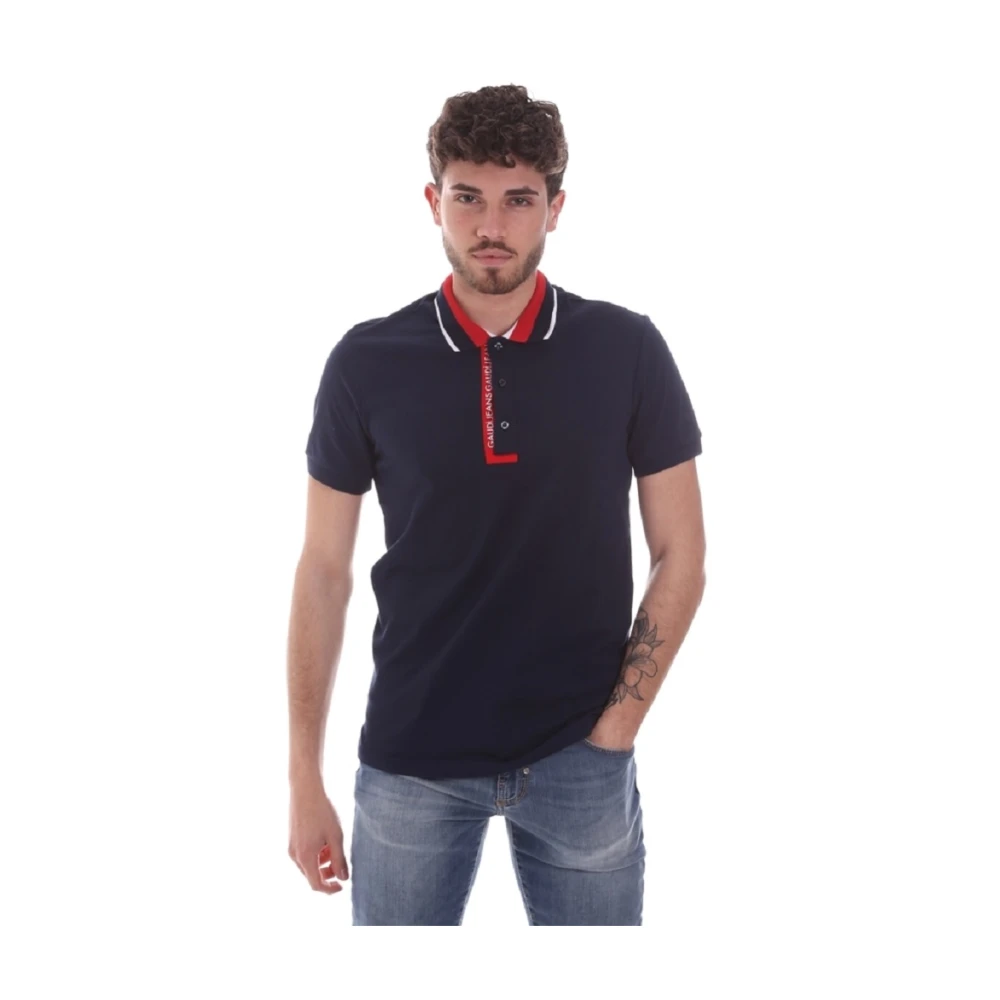 Gaudi Polo Shirt Blue Heren