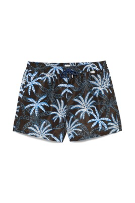 hav-multifarvet-badeshorts-elastisk-talje