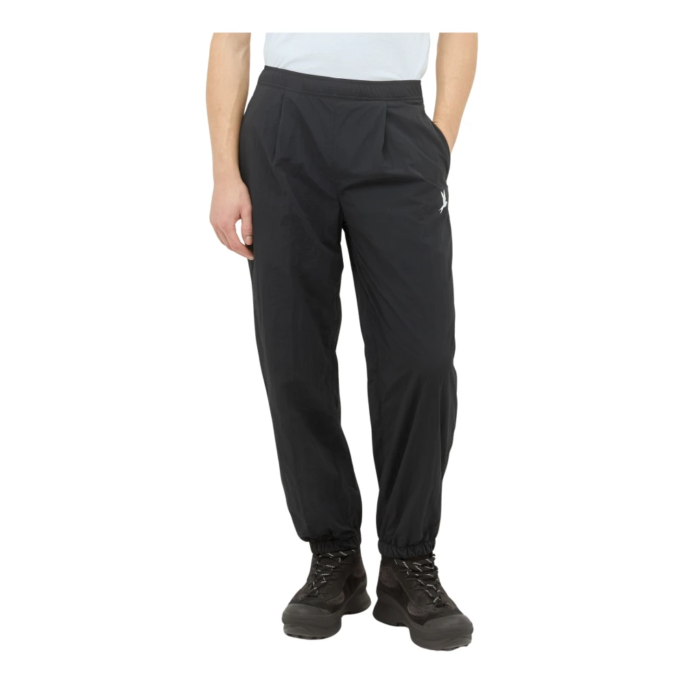 66 North Shell Weave Track Pants met Logo Black Heren