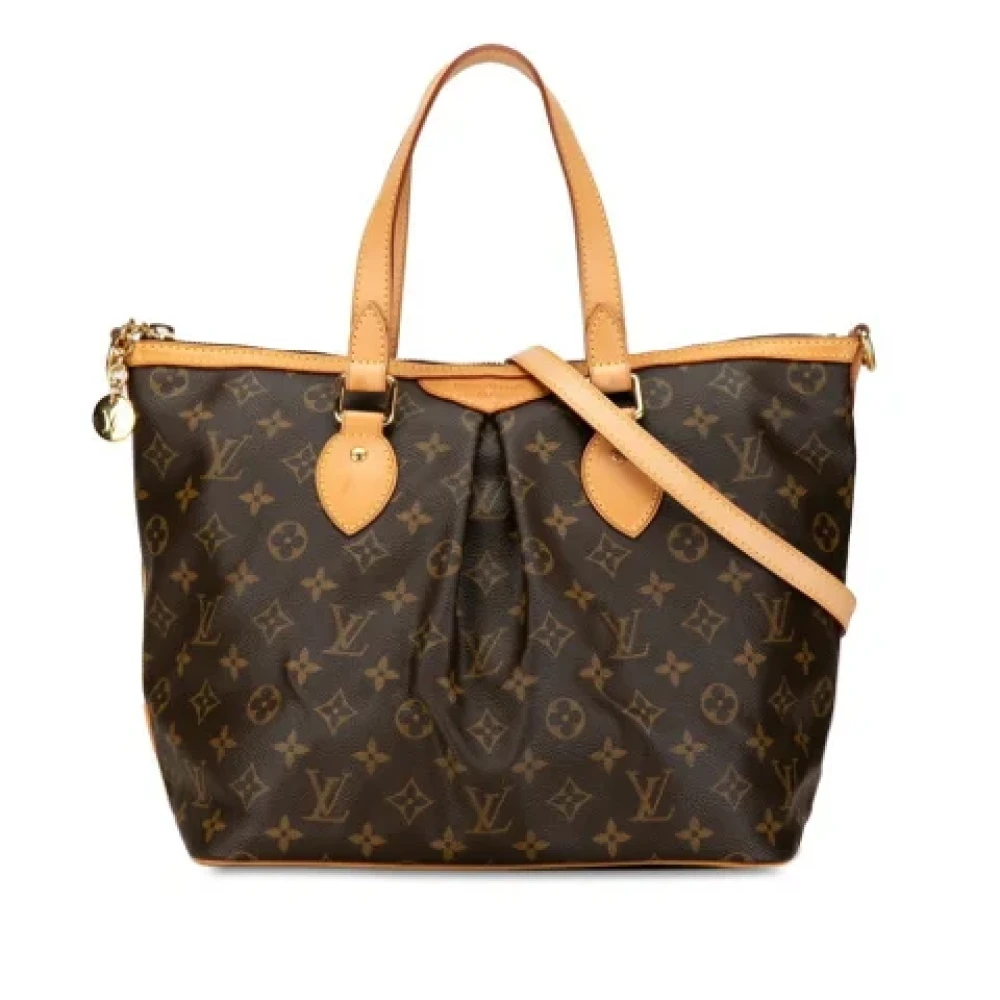 Louis Vuitton Vintage Pre-owned Plastic handbags Brown Dames