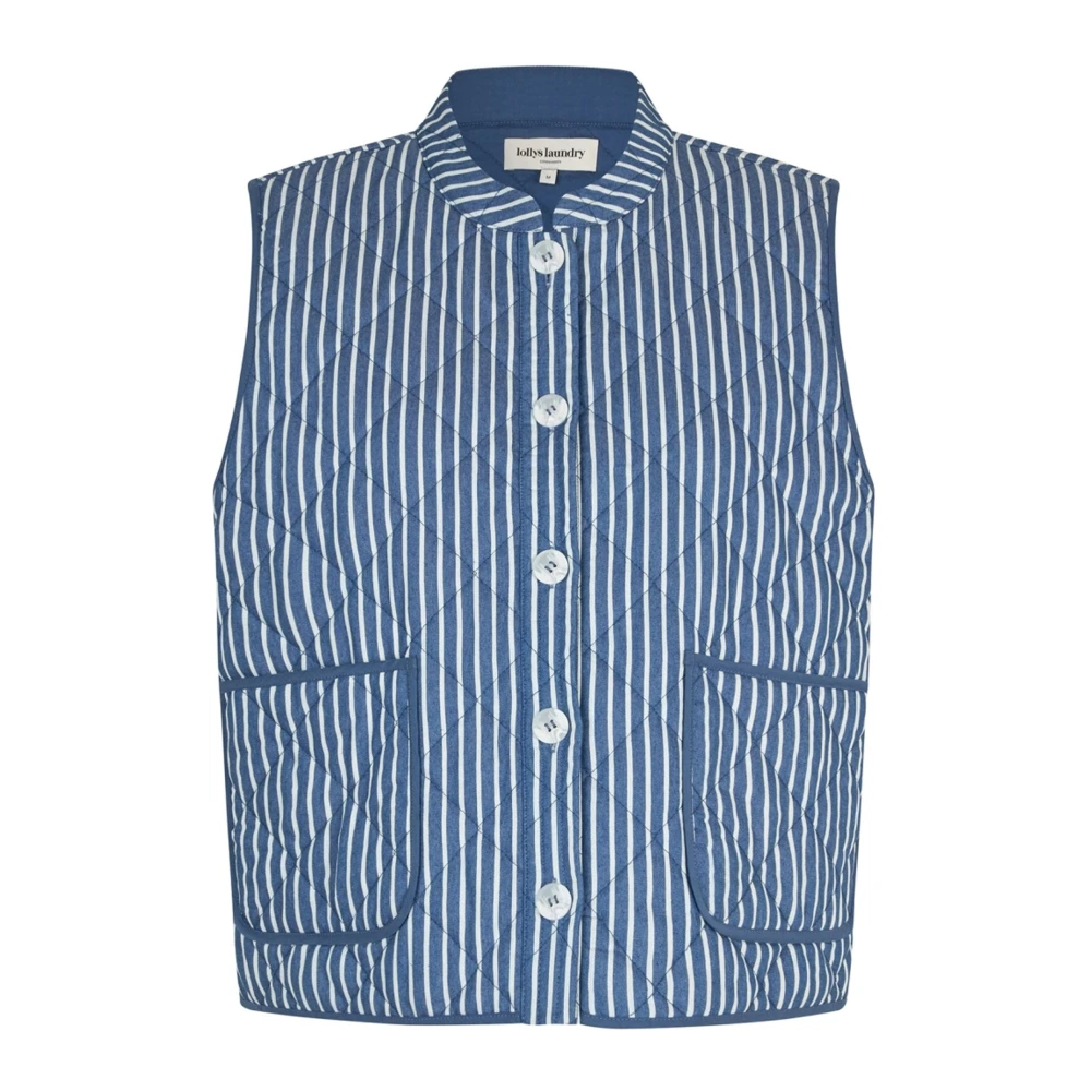 Lollys Laundry Women's Blue Vests - Waistcoats - L - Jackets