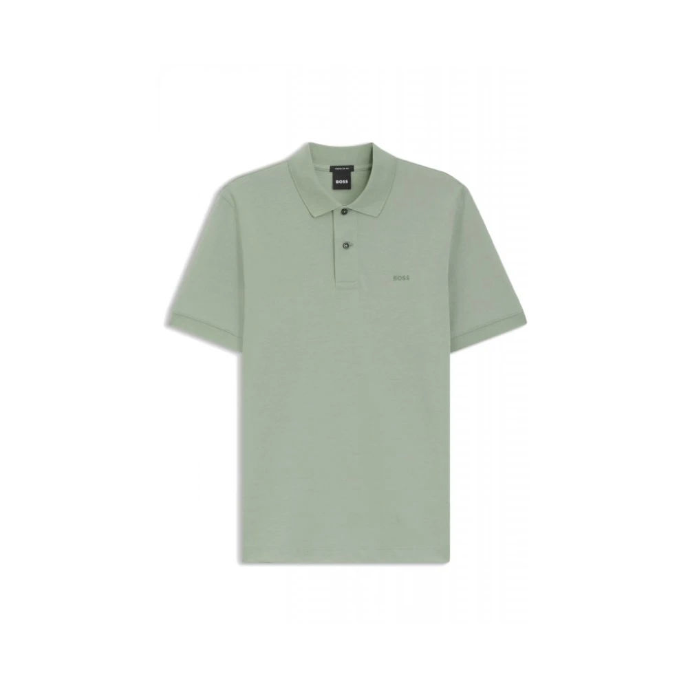 Hugo Men's Green Polo Shirts, L, Pallas Polo Shirt