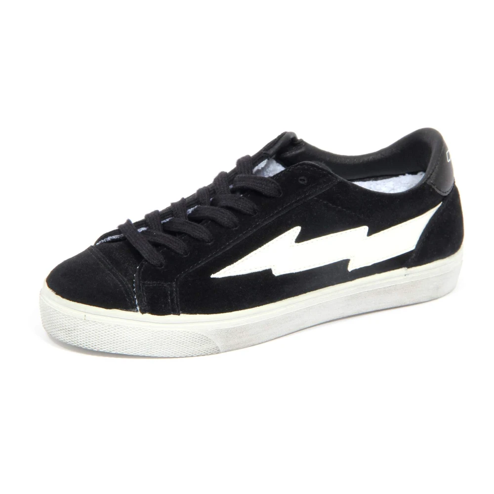 Sanyako Thup020 Suède Vintage Schoen Dames Schoenen Zwart