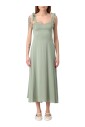 robe-midi-verte-avec-tieshoulder