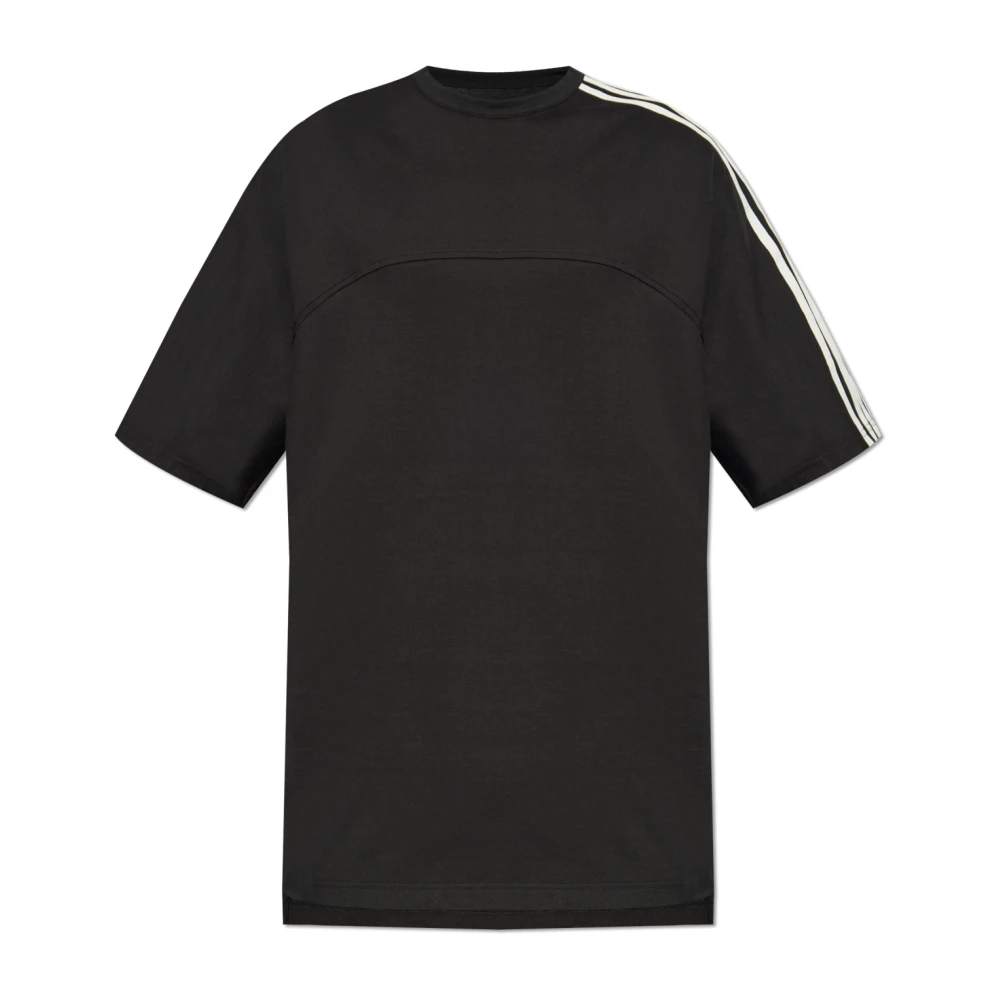Y-3 T-shirt met logo Black Heren