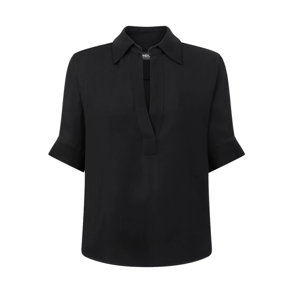 Dondup Elegante Shirt in Zwart Black Dames