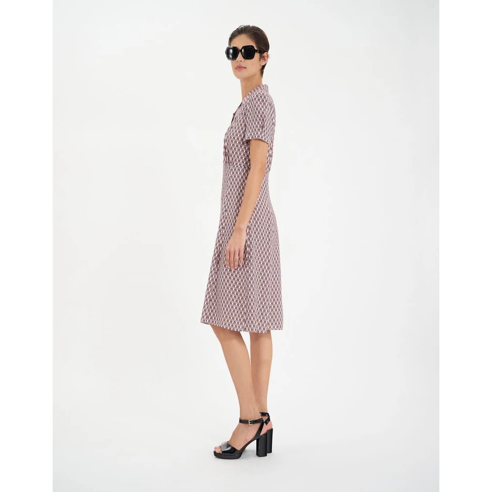 Ines De La Fressange Paris Angèle eikenblad jurk Multicolor Dames