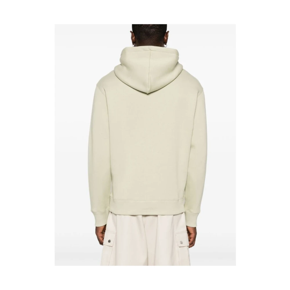 Maison Kitsuné Groene Vos Hoodie Sweatshirt Green Heren