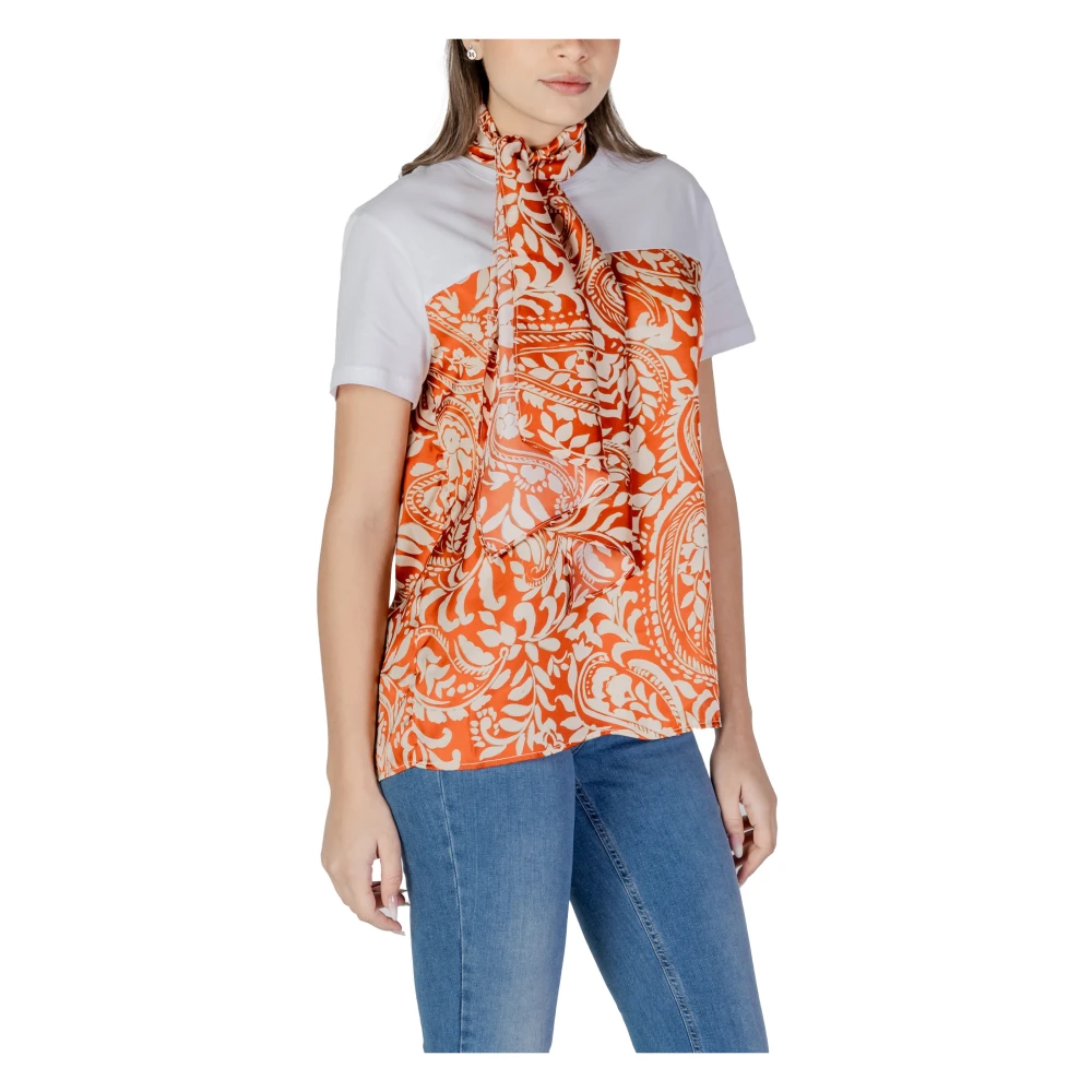 Liu Jo Korte Mouw T-shirt Lente Zomer Collectie Multicolor Dames