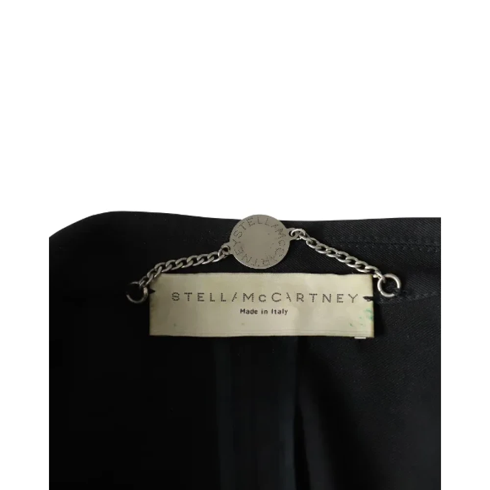 Stella McCartney Pre-owned Silk outerwear Black Dames