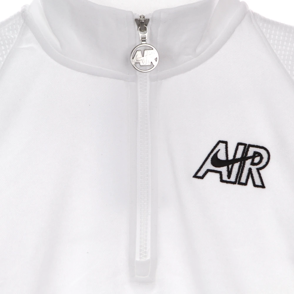 Nike Sportswear Hoge Hals Fleece Top White Dames