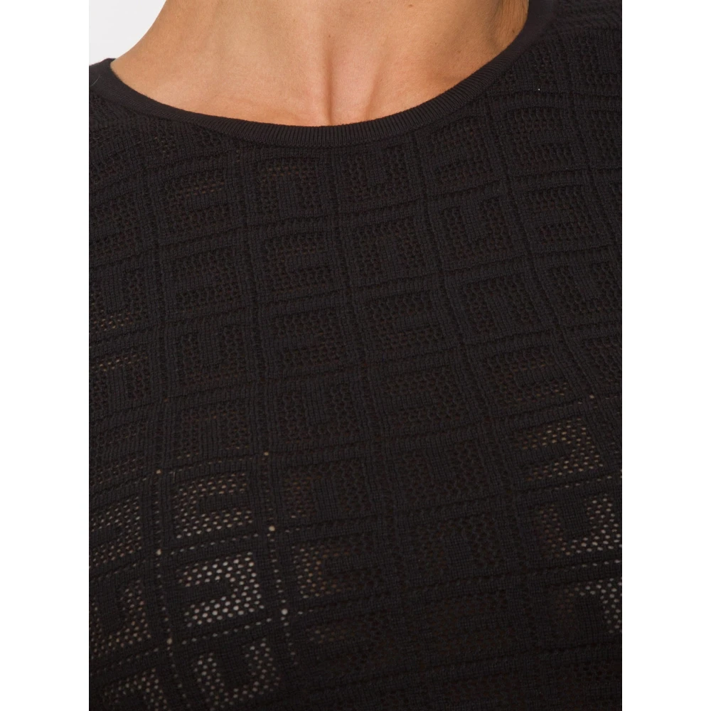 Elisabetta Franchi Midi Jurk in Vestito Stijl Black Dames