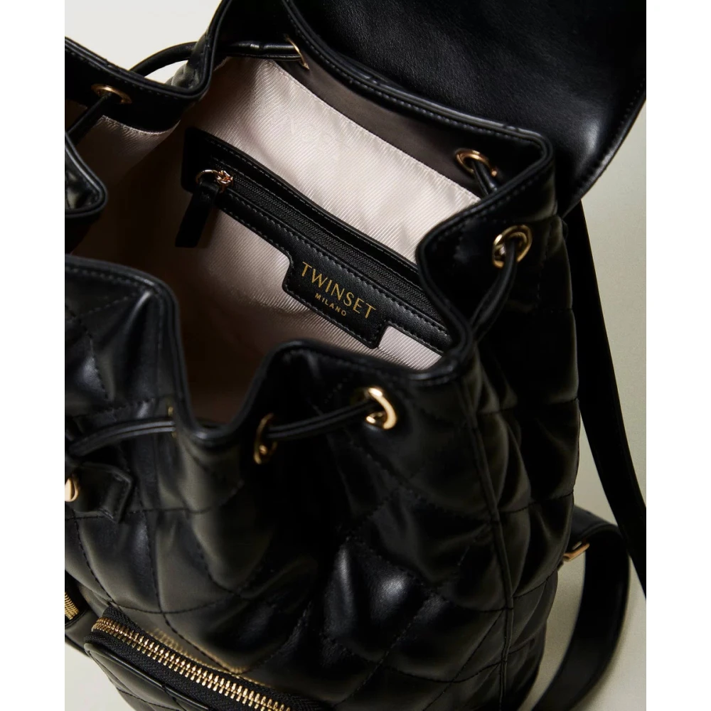 Twinset Gewatteerde Audrey Rugzak Black Dames