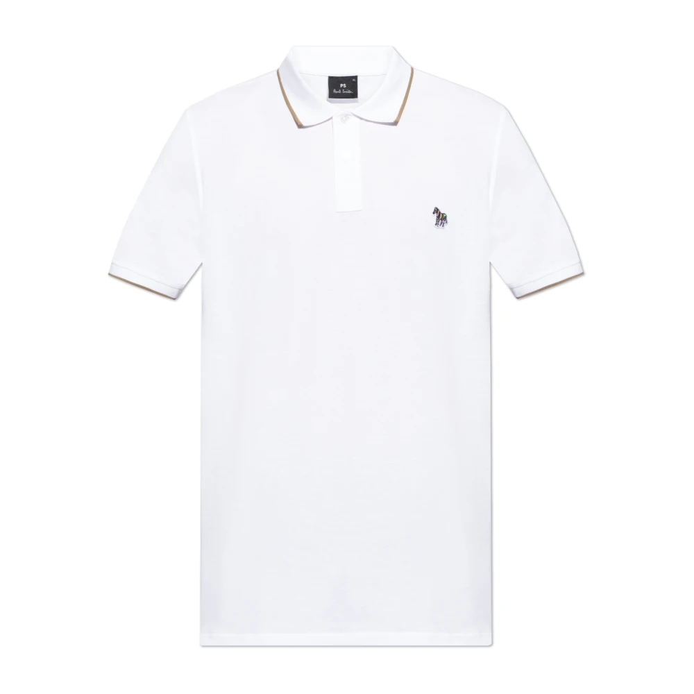 PS By Paul Smith Polo met patch White Heren