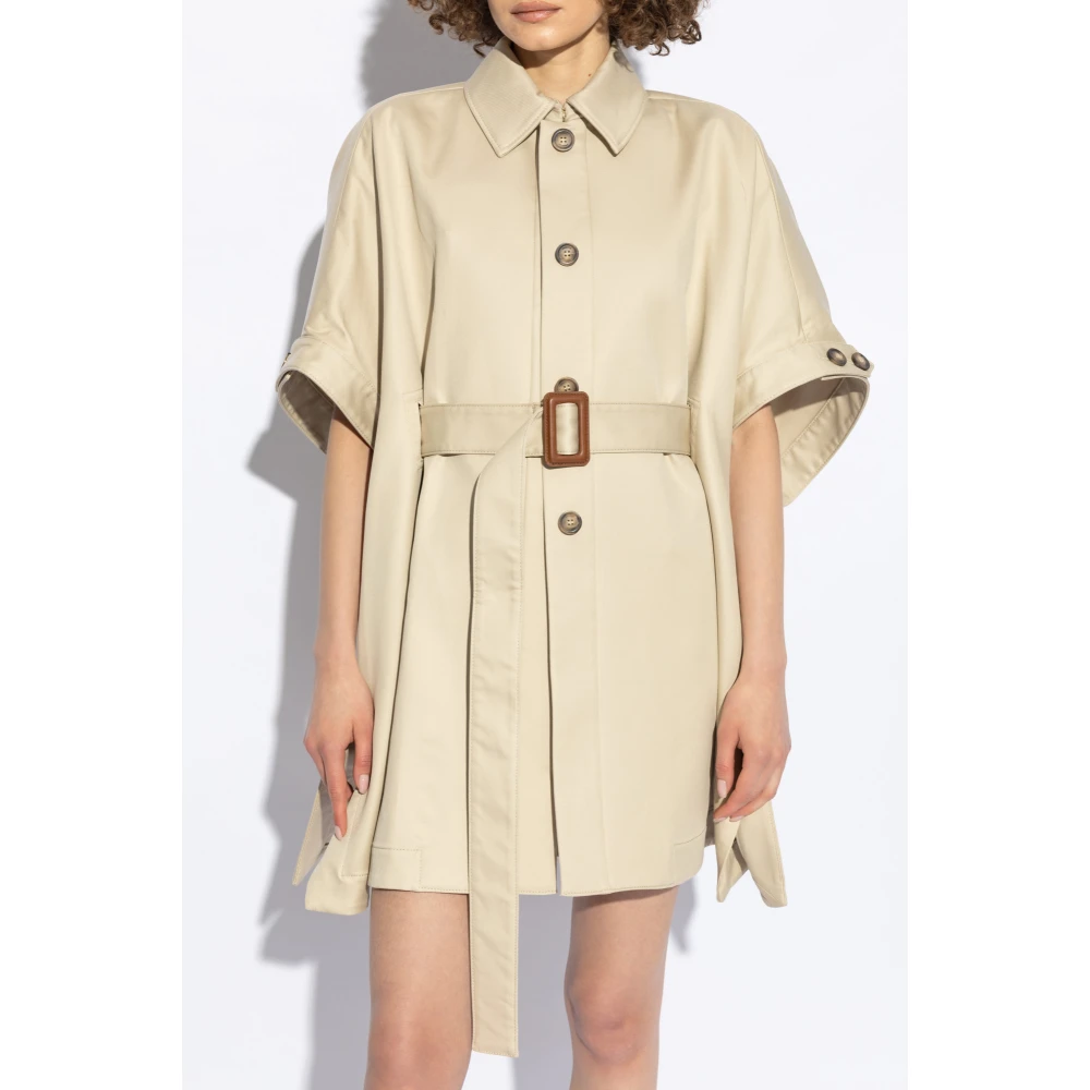 Max Mara Poncho Agape Beige Dames