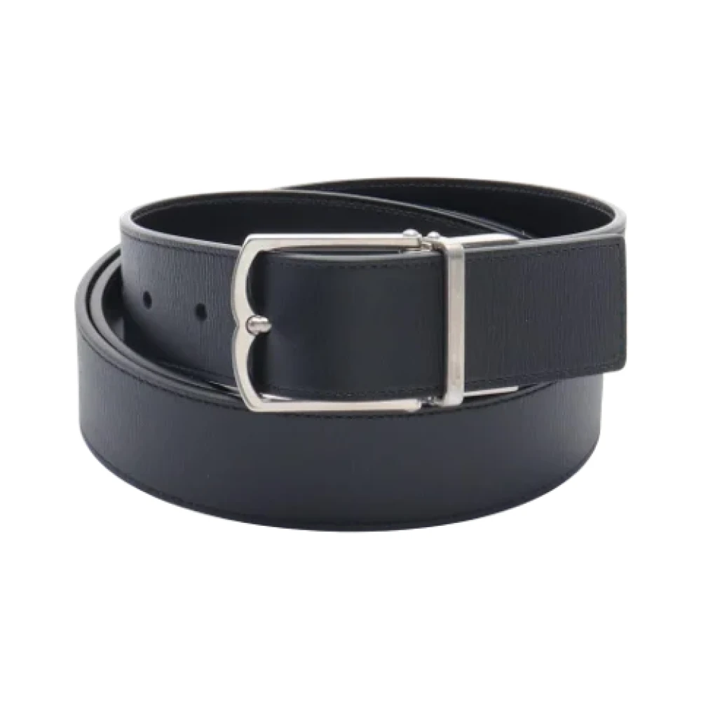 Bally Pre-owned Leather belts Black Heren