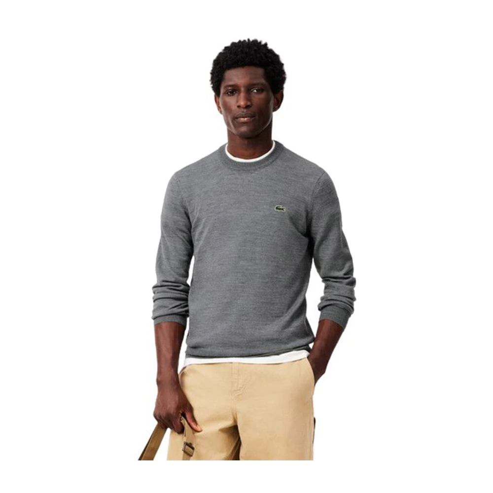Lacoste Grijze Textiel Jersey voor Mannen Gray Heren