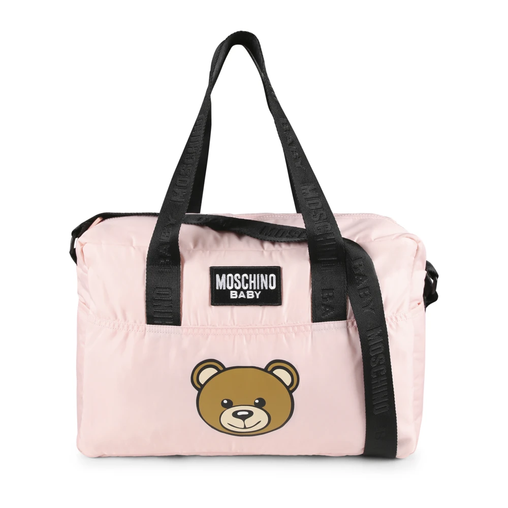 Moschino Roze Mom Tas met Teddybeer Pink Unisex