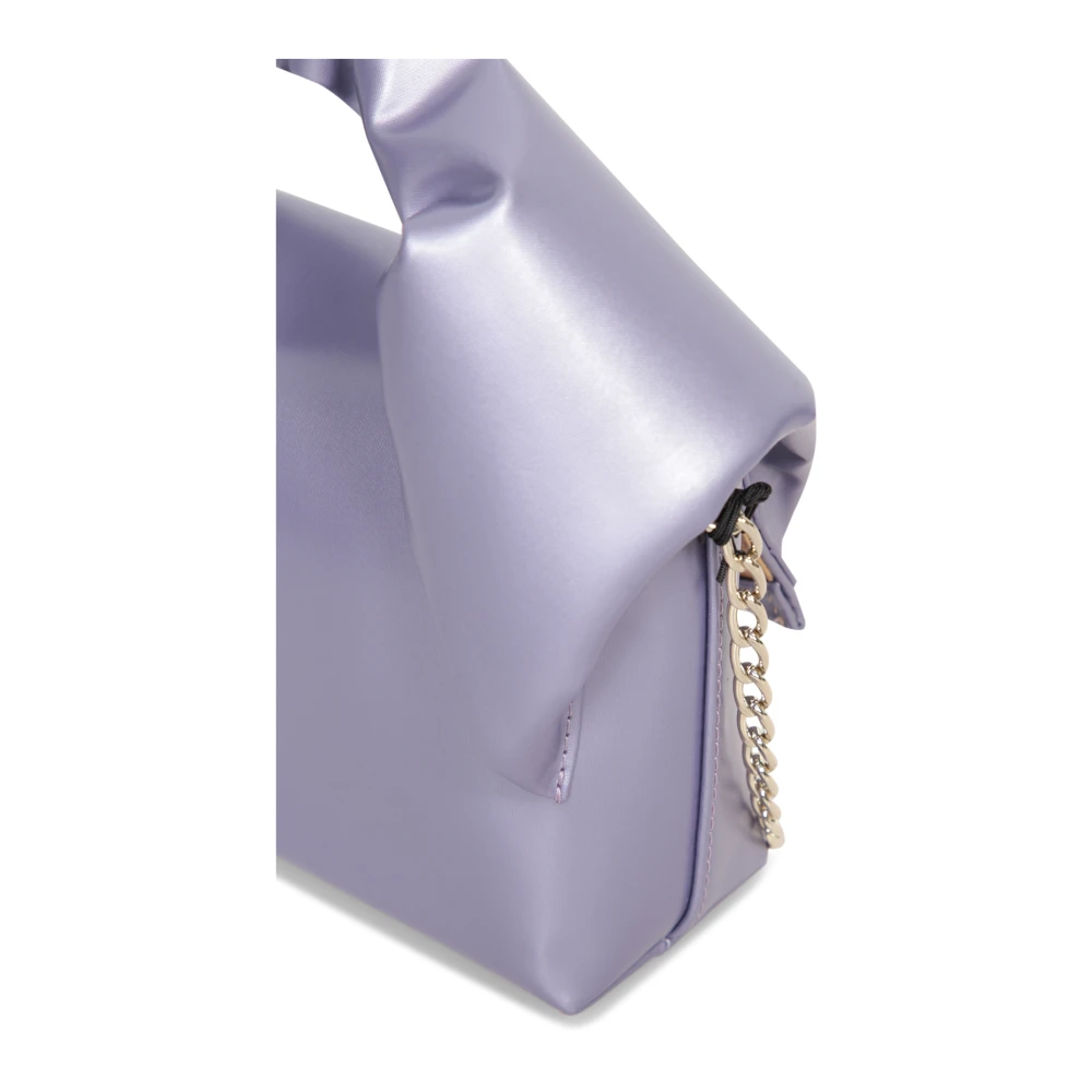 JW Anderson Elegante Lila Satijnen Stoffen Tas Purple Dames