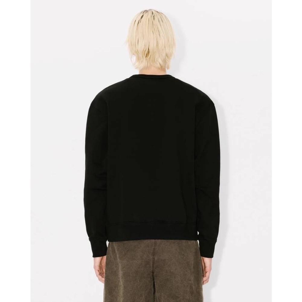 Kenzo Lucky Tiger Geborduurde Trui Black Heren