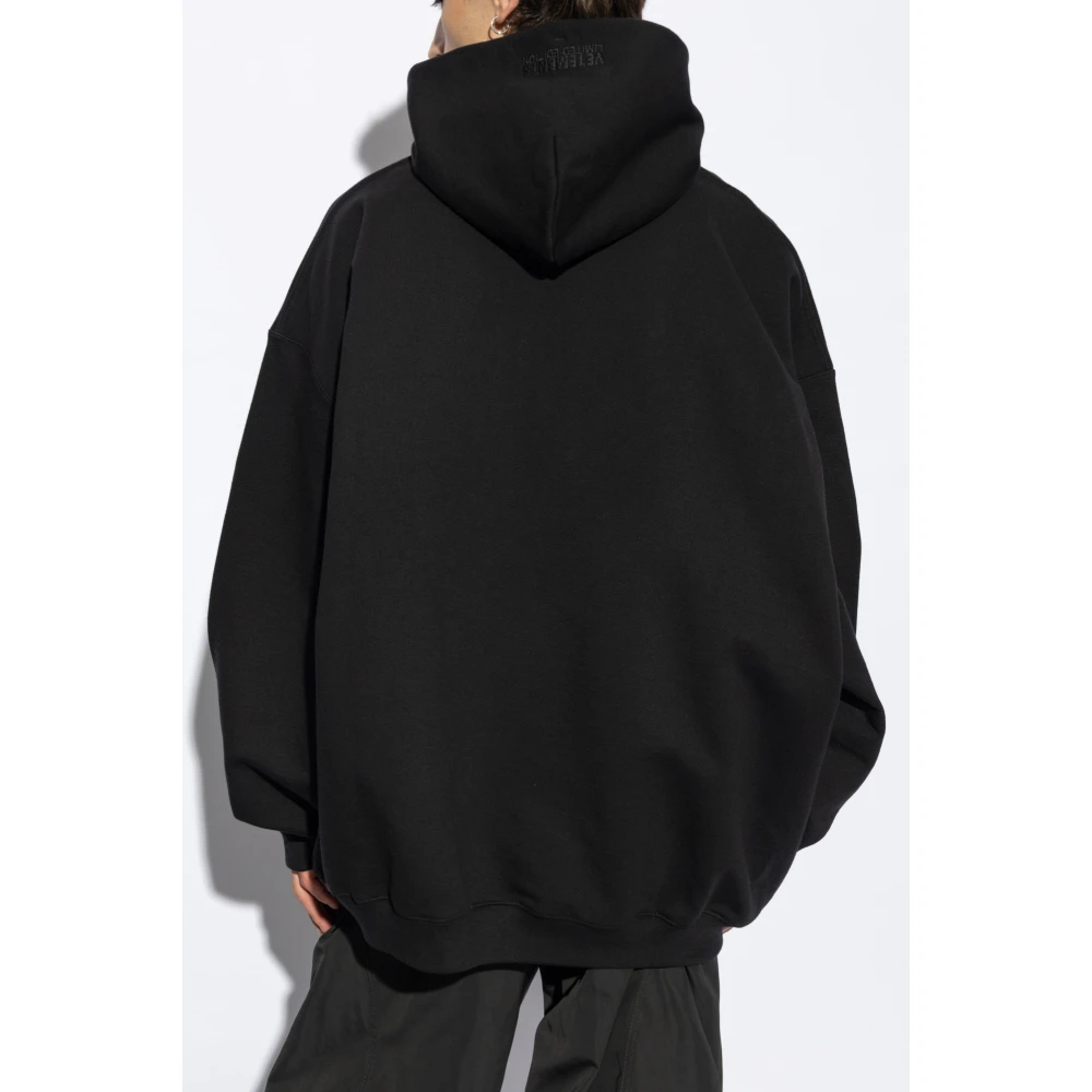 Vetements Hoodie Black Heren