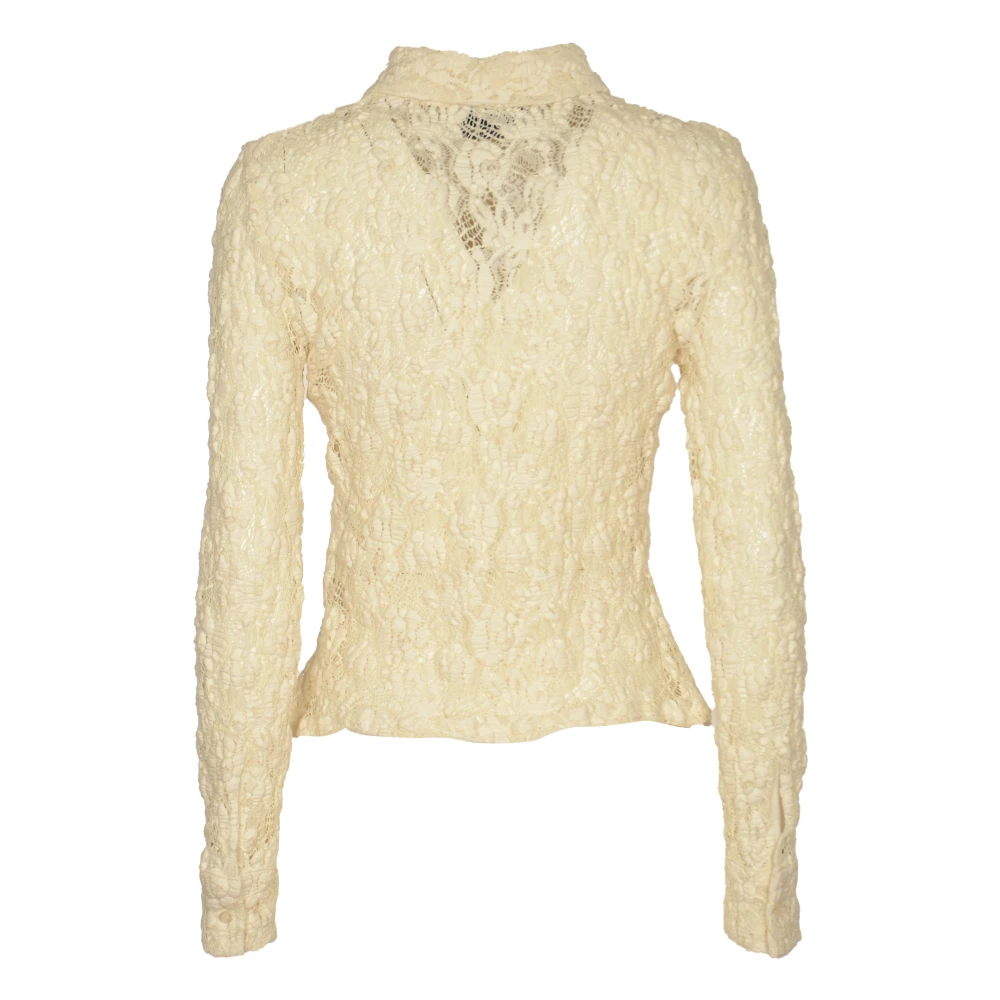 Msgm Beige Herenshirt Beige Dames