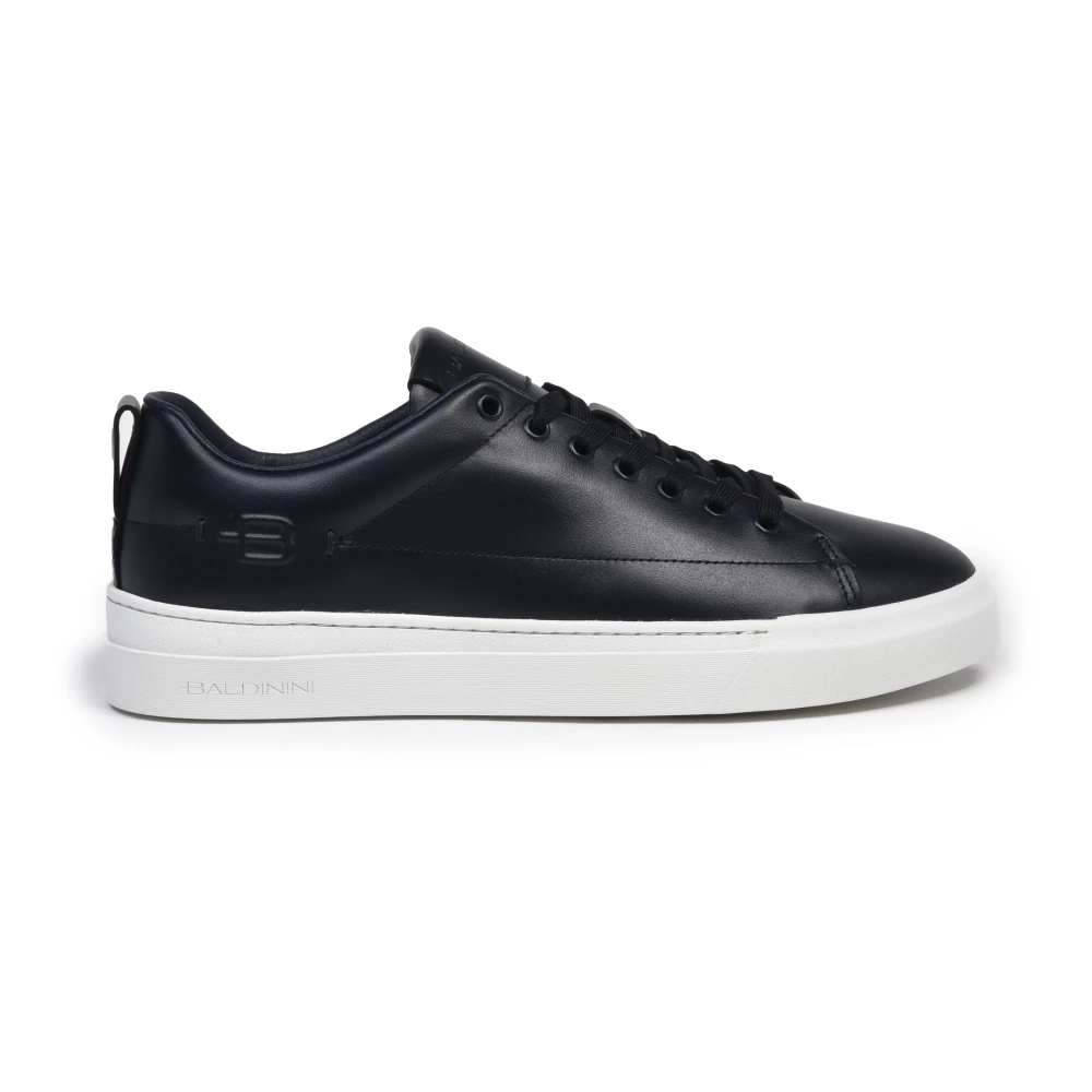 Baldinini Zapatilla Deportiva De Cuero Shoes Hombre Azul 40 Eu Zapatilla Deportiva De Cuero