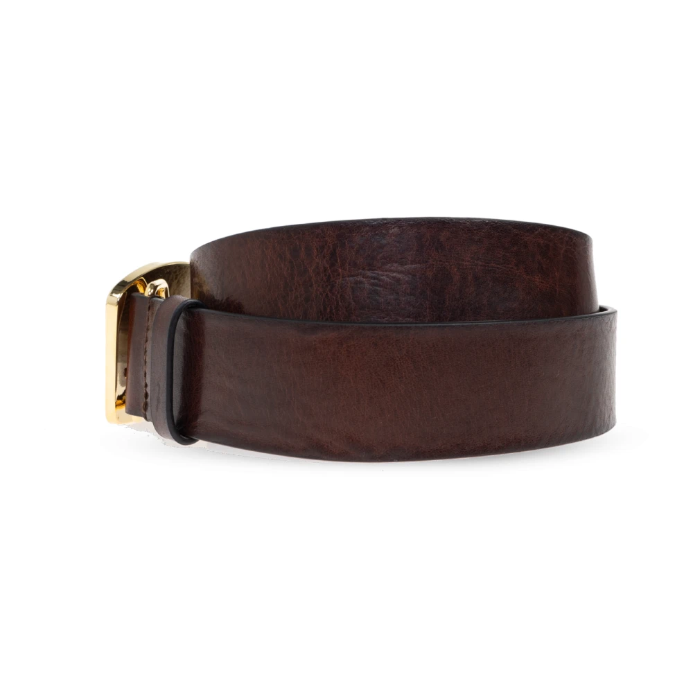 Dsquared2 Leren riem Brown Heren